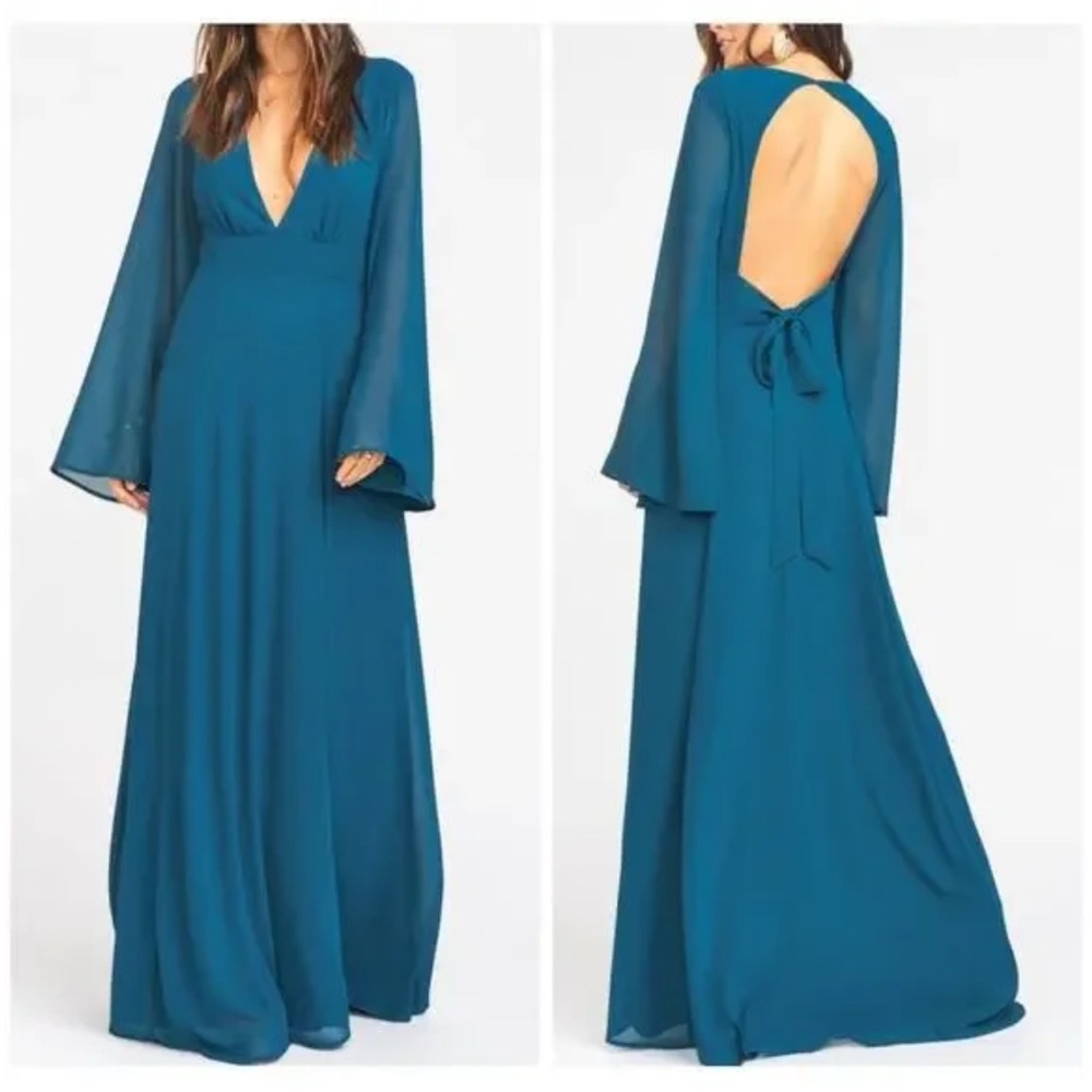 NWT Show Me Your MuMu Venus Long Sleeve Flare Dress